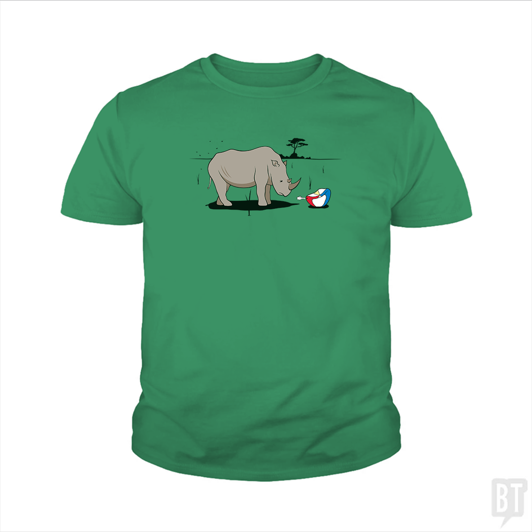 Sad Rhino Kids Shirt