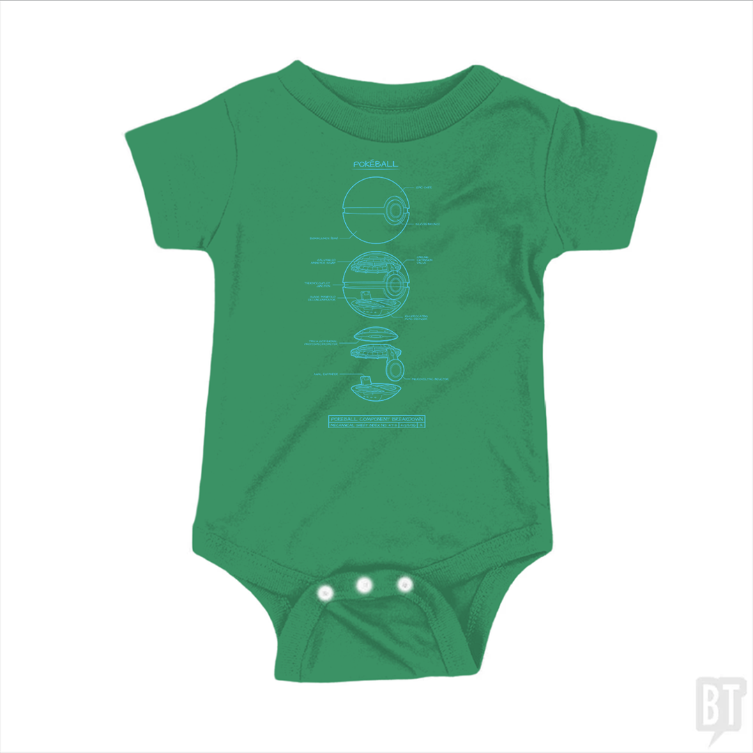 Pokeball  Baby One-Piece