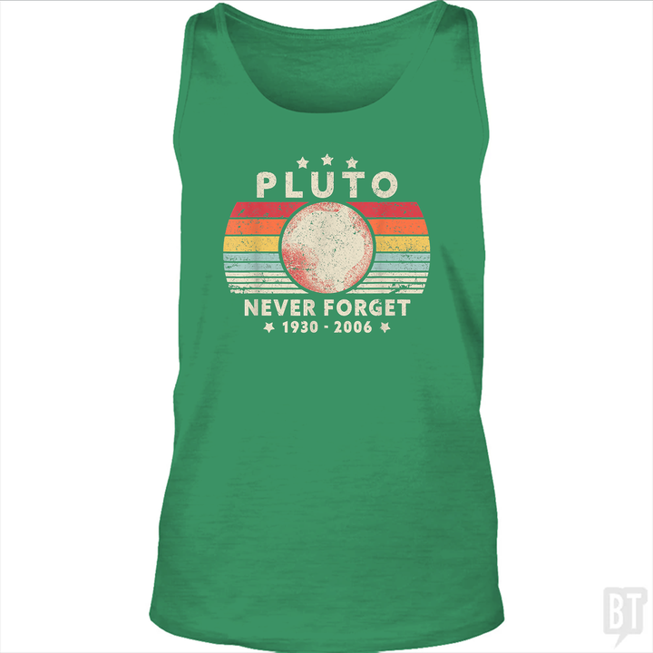 Never Forget Pluto Tank Top