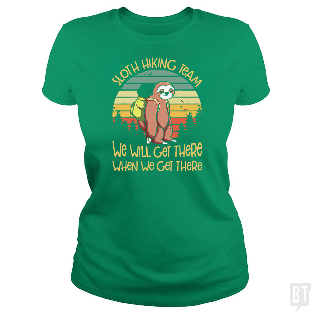 Funny Sloth Hiking Team #2