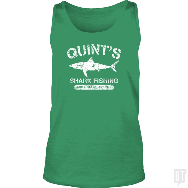 Quint's Shark Fishing Tank Top