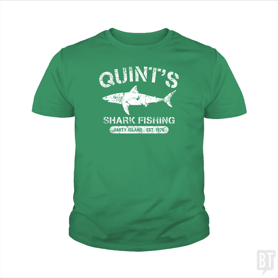Quint's Shark Fishing Kids Shirt