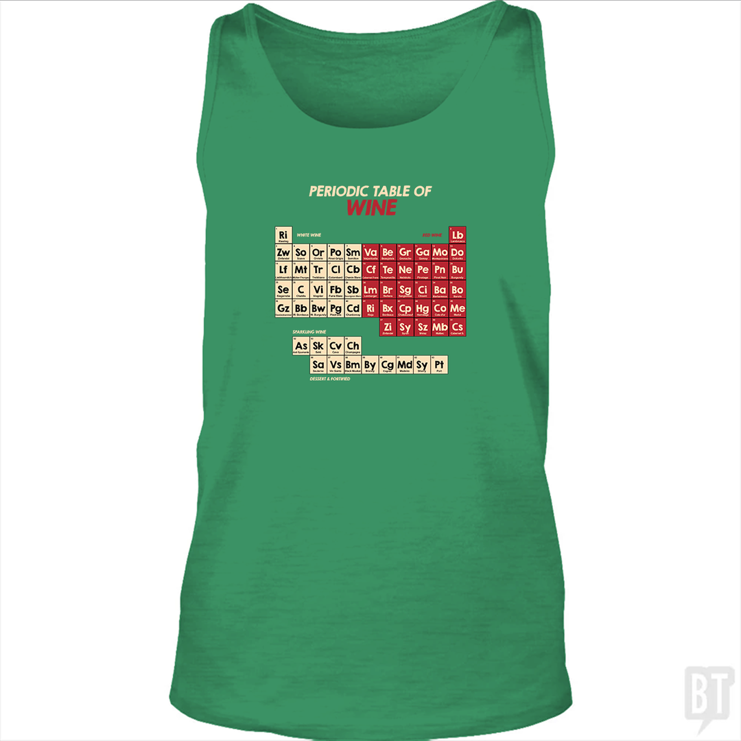 Periodic Table Of Wine Tank Top