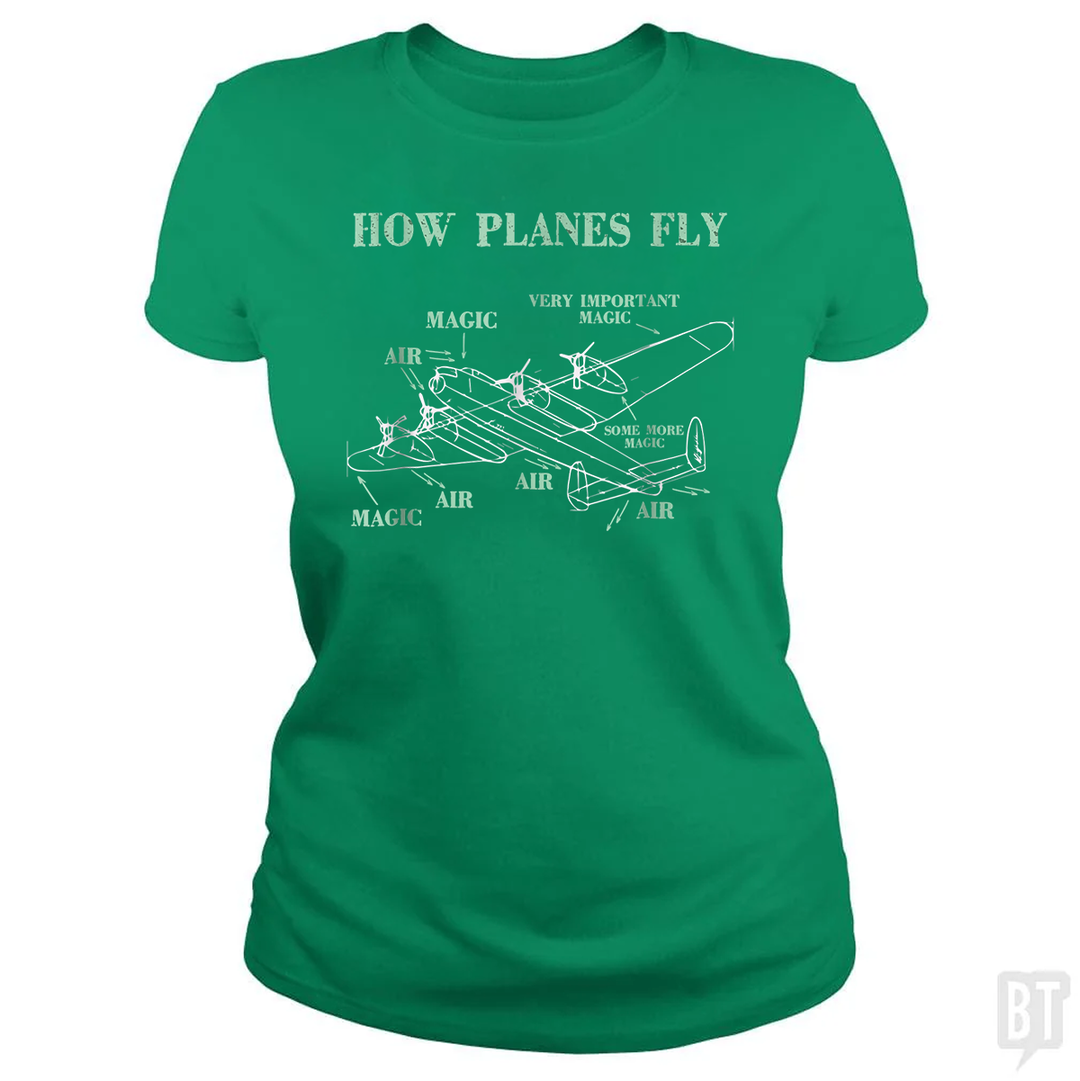 How Planes Fly Funny Aerospace Engineer Pilot