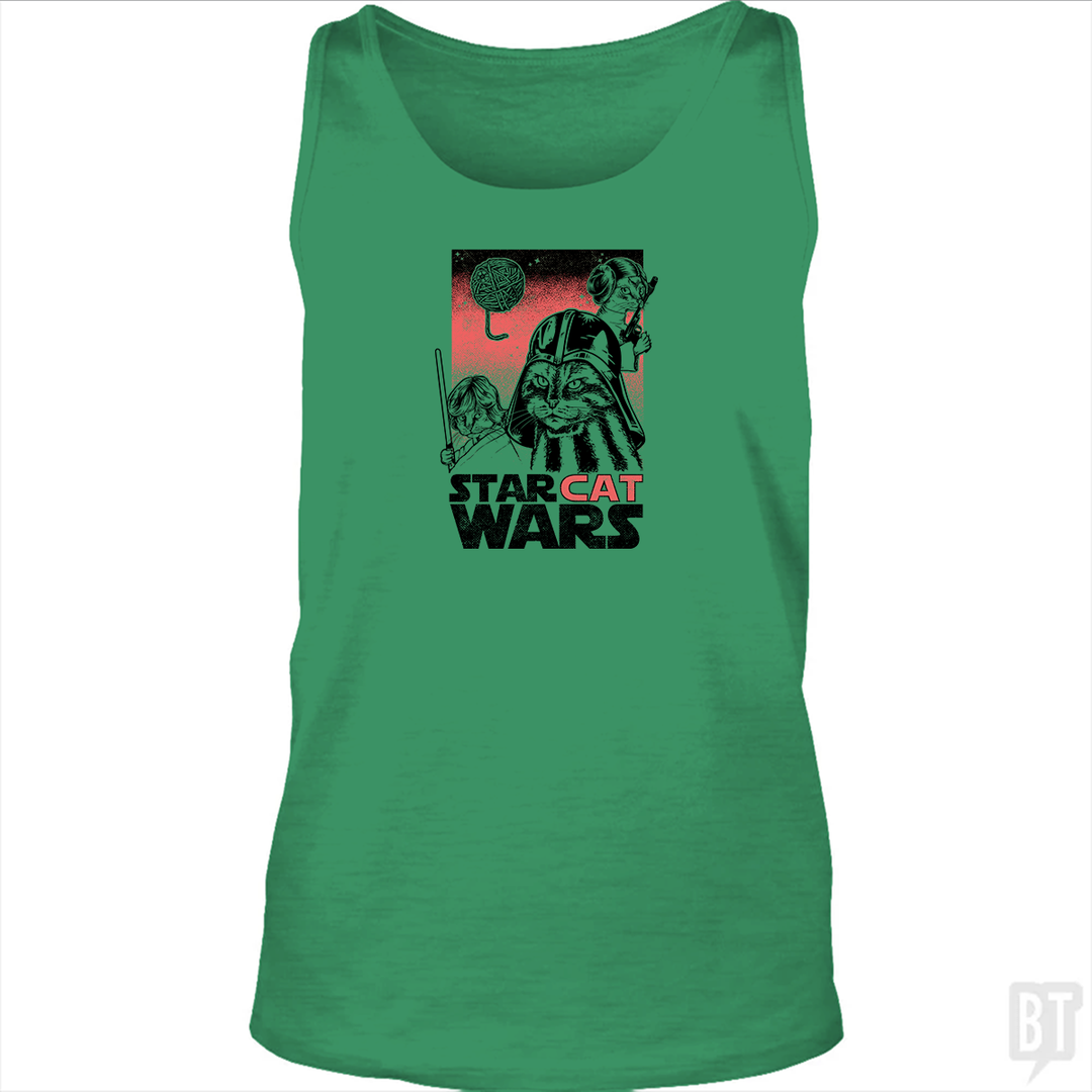 Star Cat Wars Tank Top