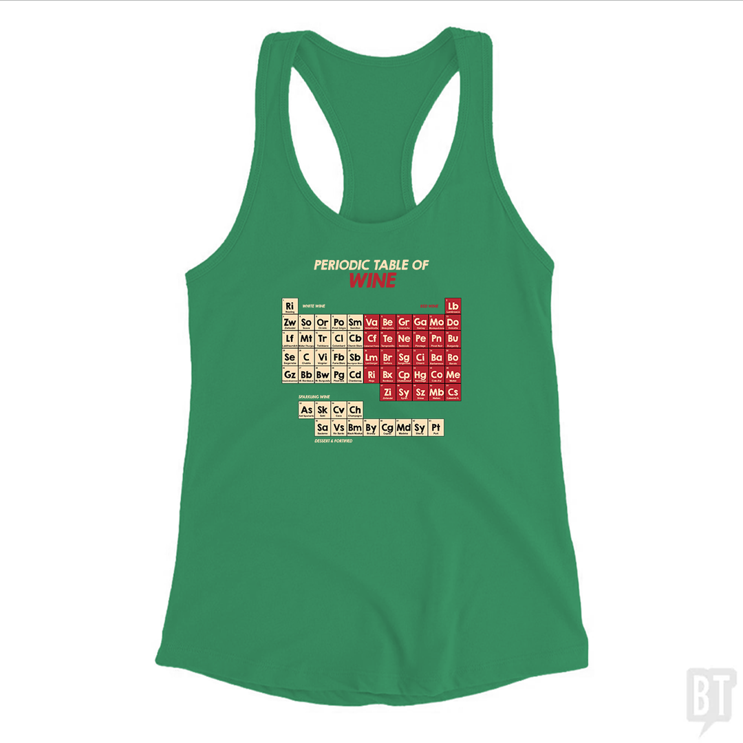 Periodic Table Of Wine Tank Top