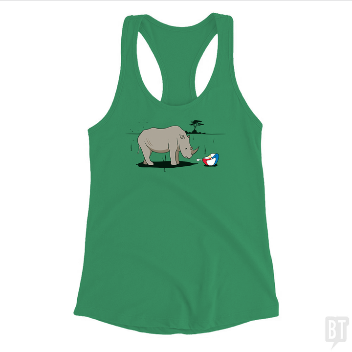 Sad Rhino Tank Top