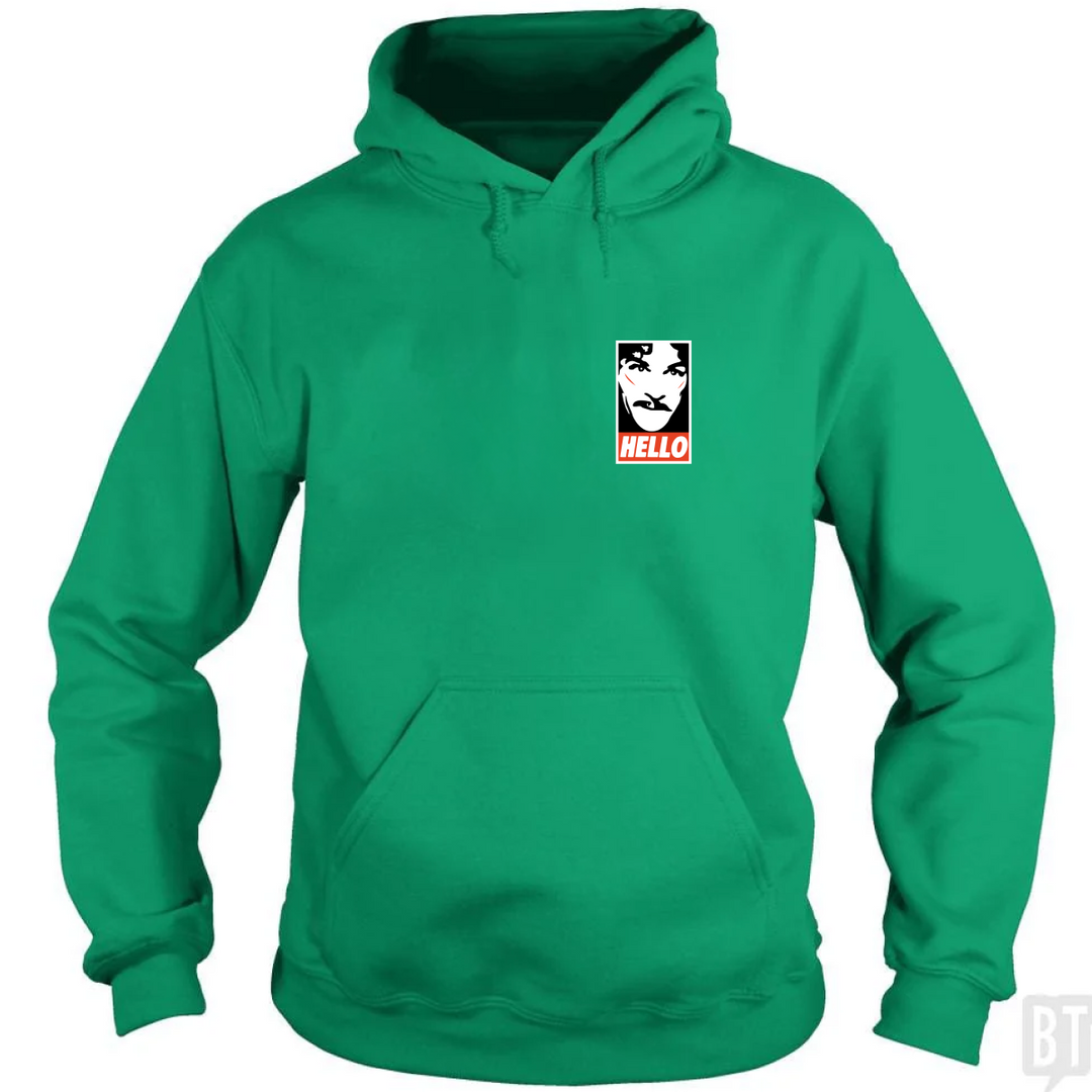 Hello Left Chest Hoodie