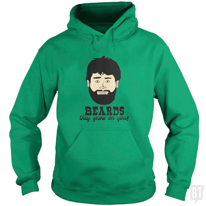 Beards: They Grow On You! Hoodie