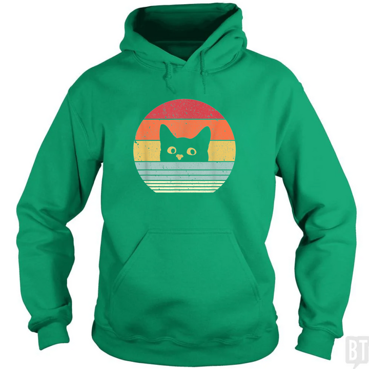 Cat Retro Style Hoodie