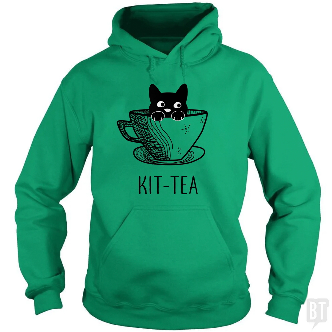 Kit-Tea Funny Cat Lover Hoodie