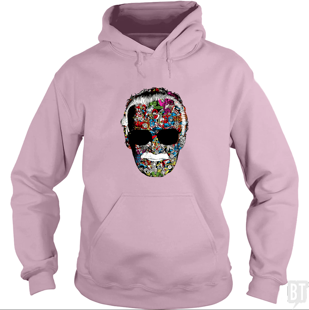 Stan Lee Man of Many Faces Hoodie