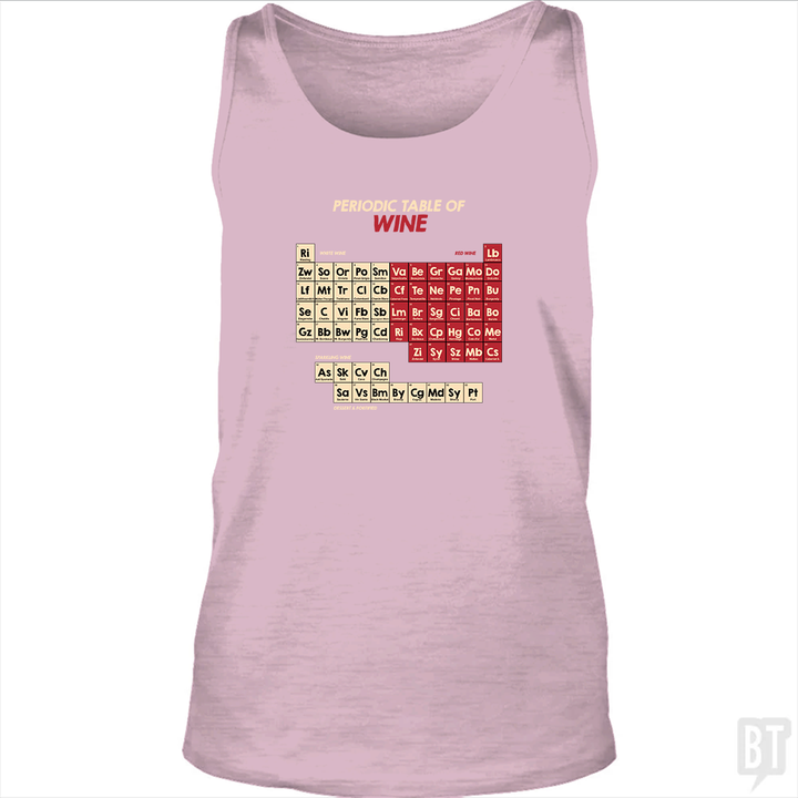 Periodic Table Of Wine Tank Top