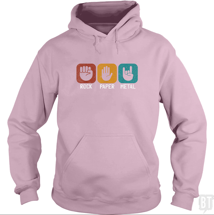 Rock Paper Metal Hoodie
