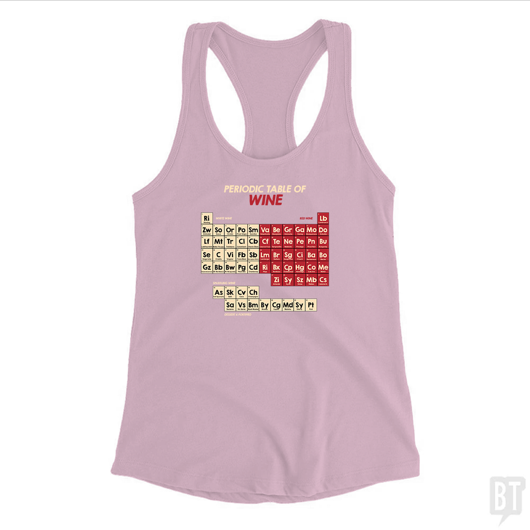 Periodic Table Of Wine Tank Top