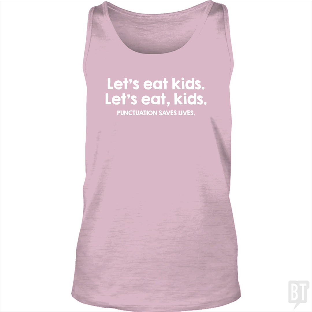 Punctuation Saves Lives Tank Top