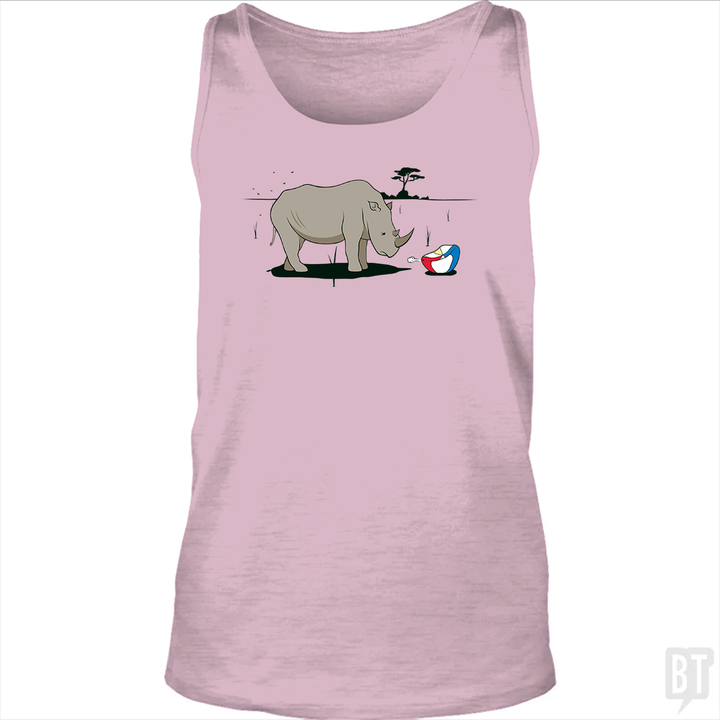 Sad Rhino Tank Top