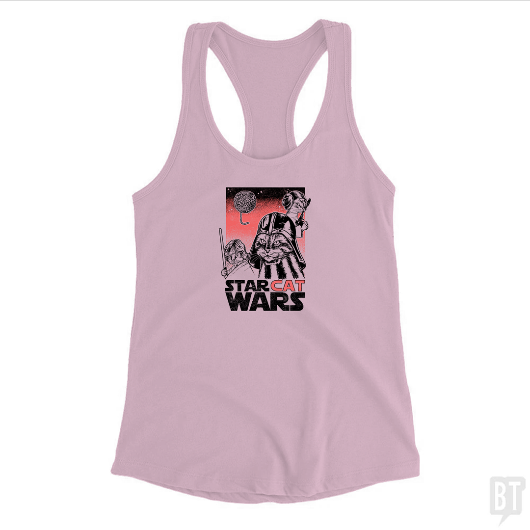 Star Cat Wars Tank Top