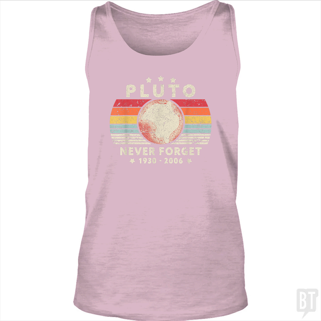Never Forget Pluto Tank Top