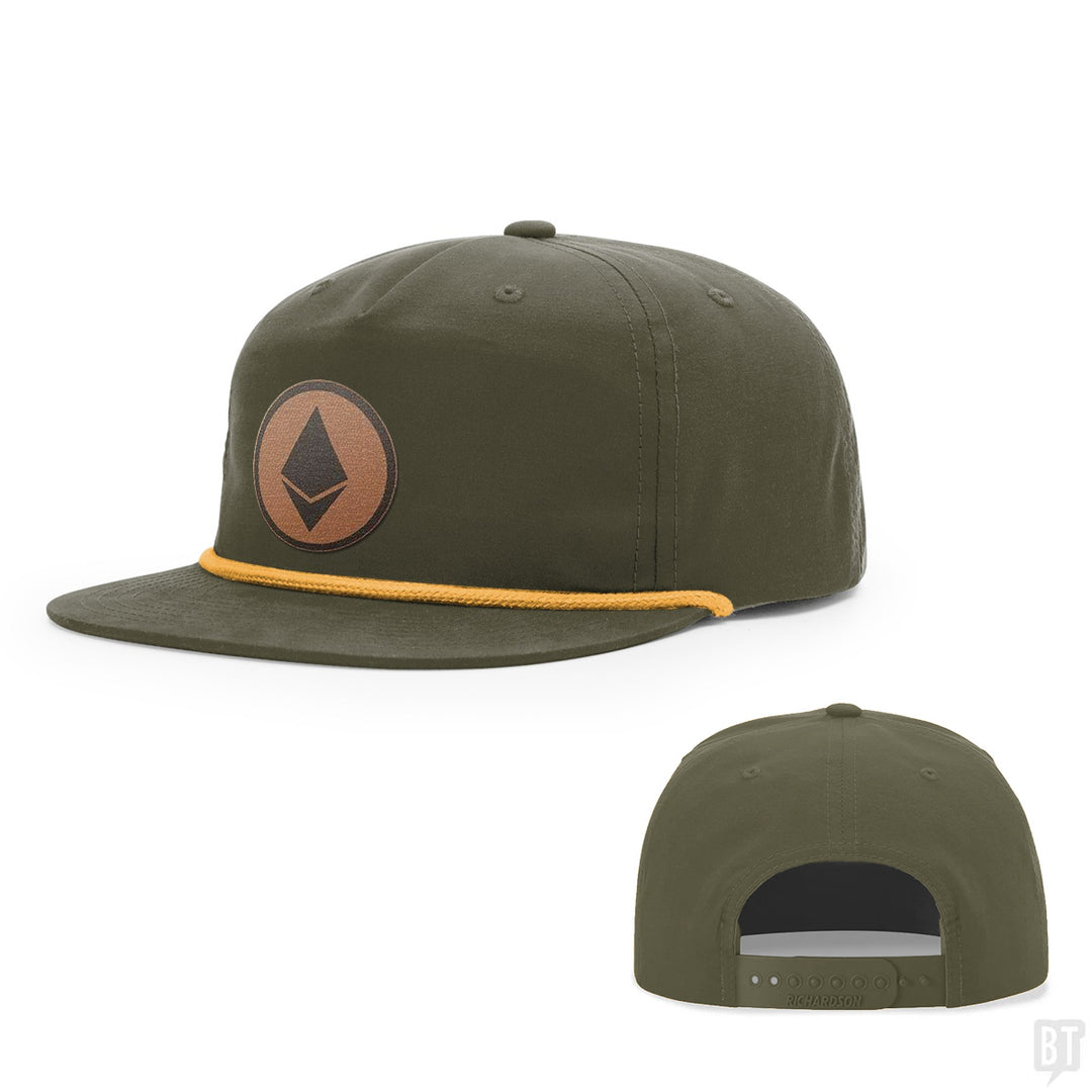 Ethereum Leather Patch Hats