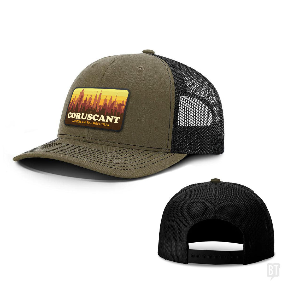 Coruscant Capital Of The Republic Patch Hats
