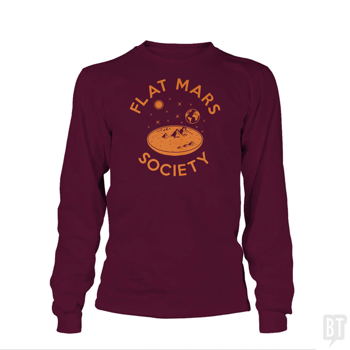 Flat Mars Society Long Sleeve