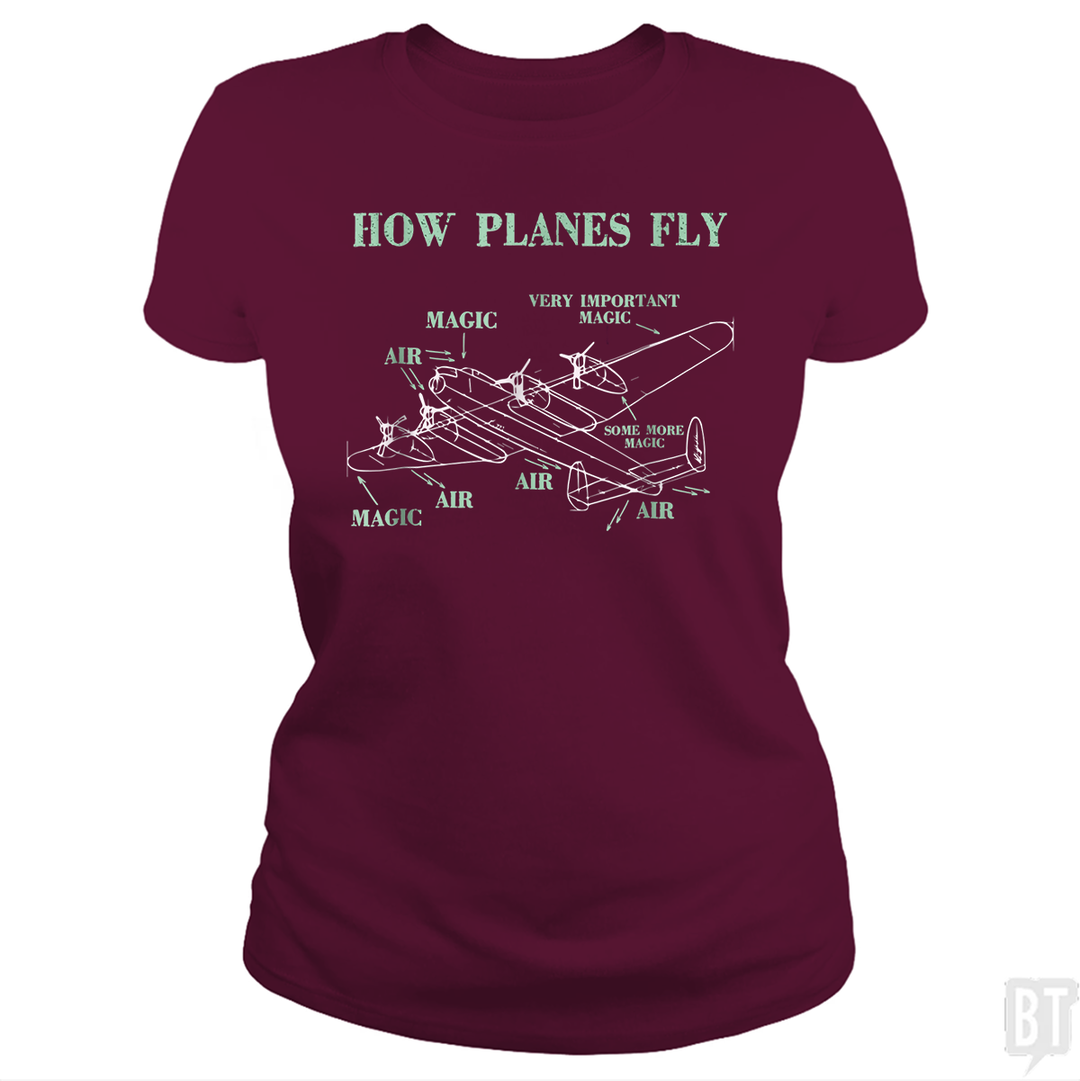 How Planes Fly Funny Aerospace Engineer Pilot