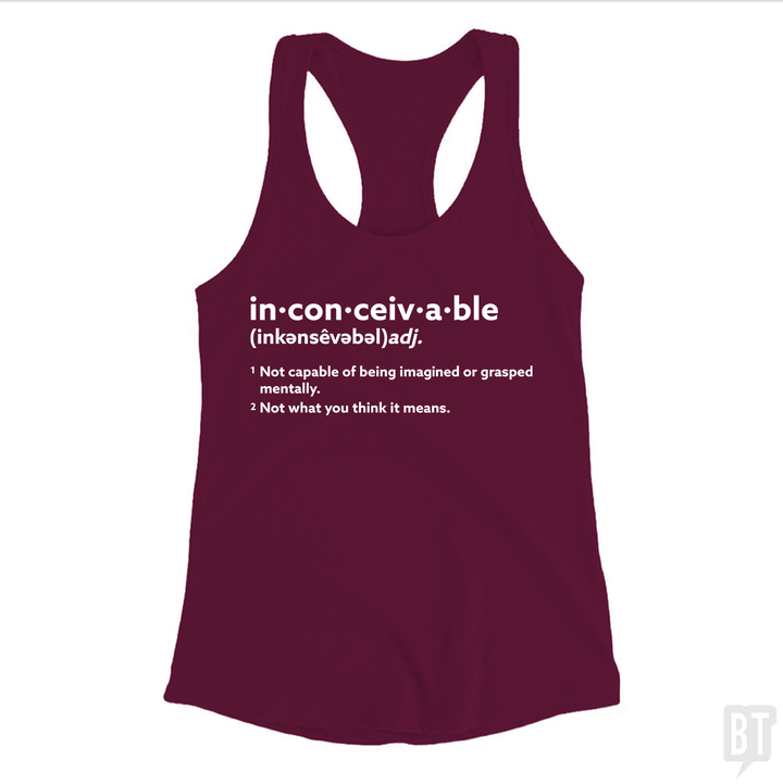 Inconceivable Definition Tank Top