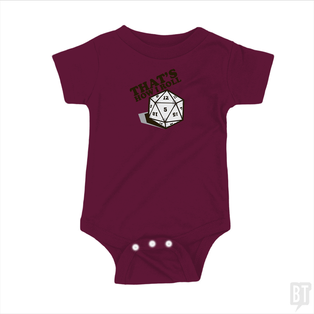 That's How I Roll Baby One-Piece