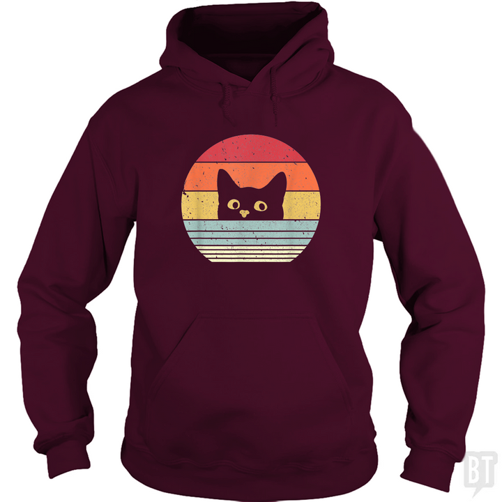 Cat Retro Style Hoodie