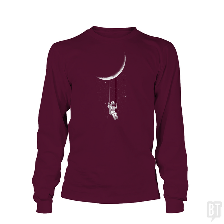 Astronaut on Moon Swing Long Sleeve