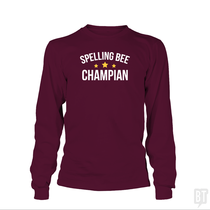 Spelling Bee Champion  Long Sleeve