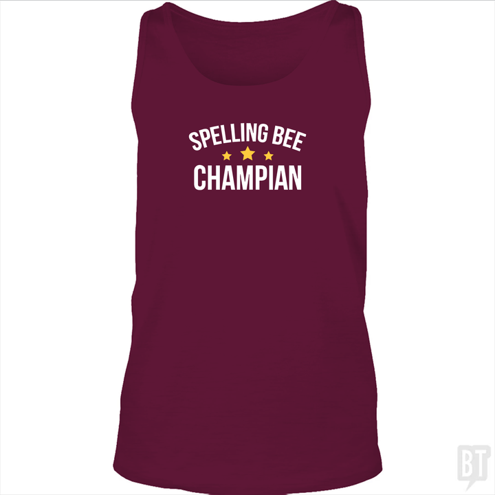 Spelling Bee Champion Tank Top