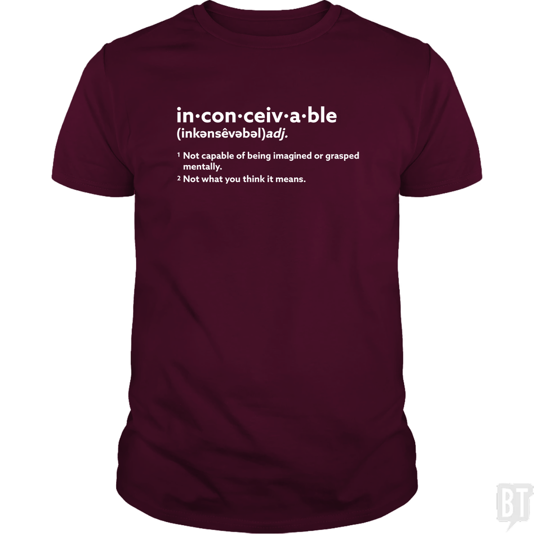 Inconceivable Definition