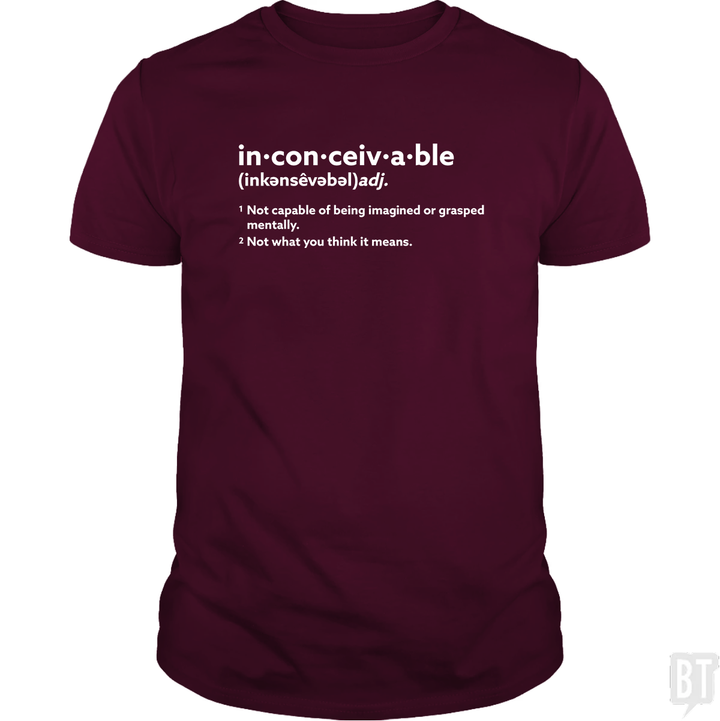 Inconceivable Definition