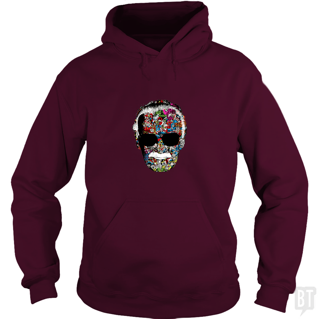 Stan Lee Man of Many Faces Hoodie
