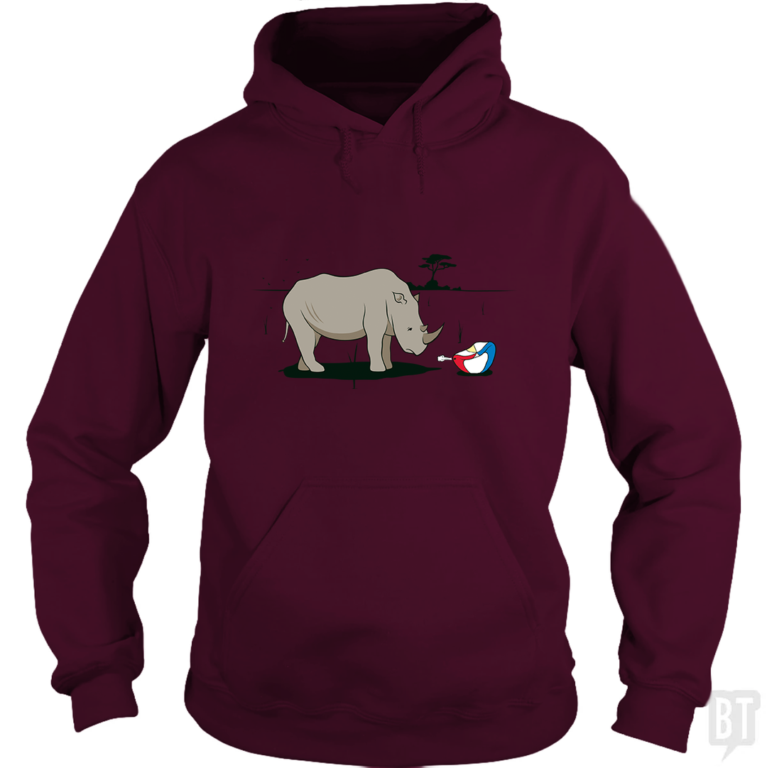 Sad Rhino Hoodie