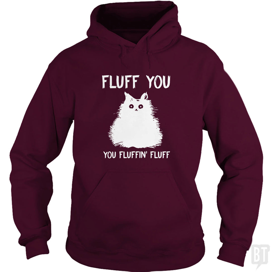 Fluff You You Fluff Funny Cat Hoodie
