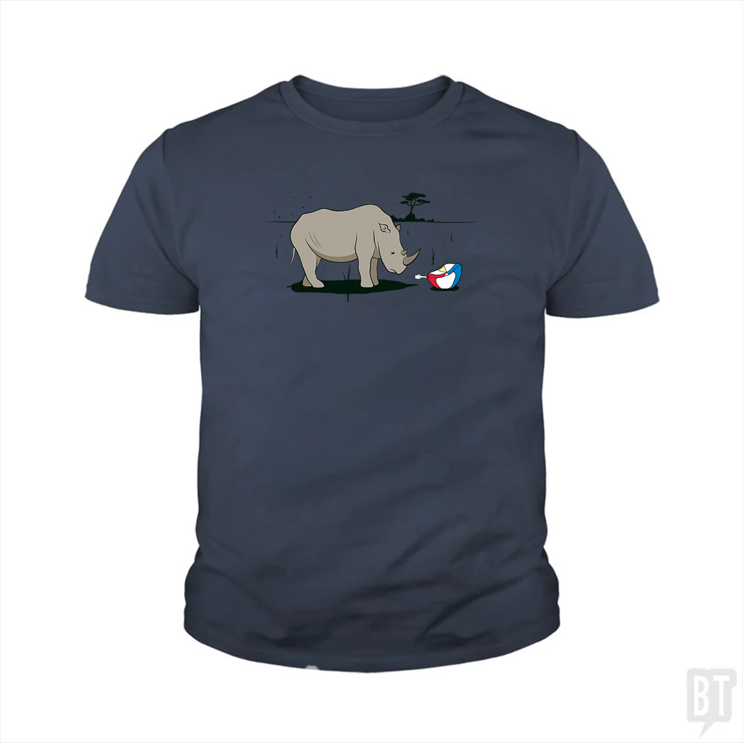 Sad Rhino Kids Shirt