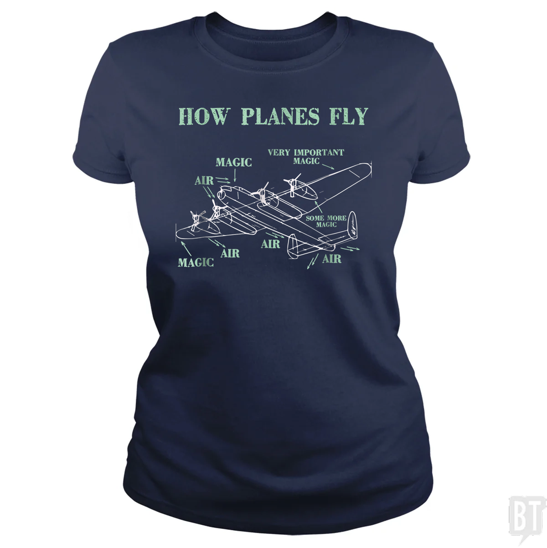 How Planes Fly Funny Aerospace Engineer Pilot