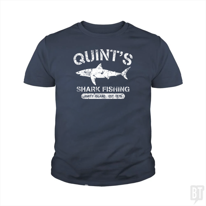 Quint's Shark Fishing Kids Shirt