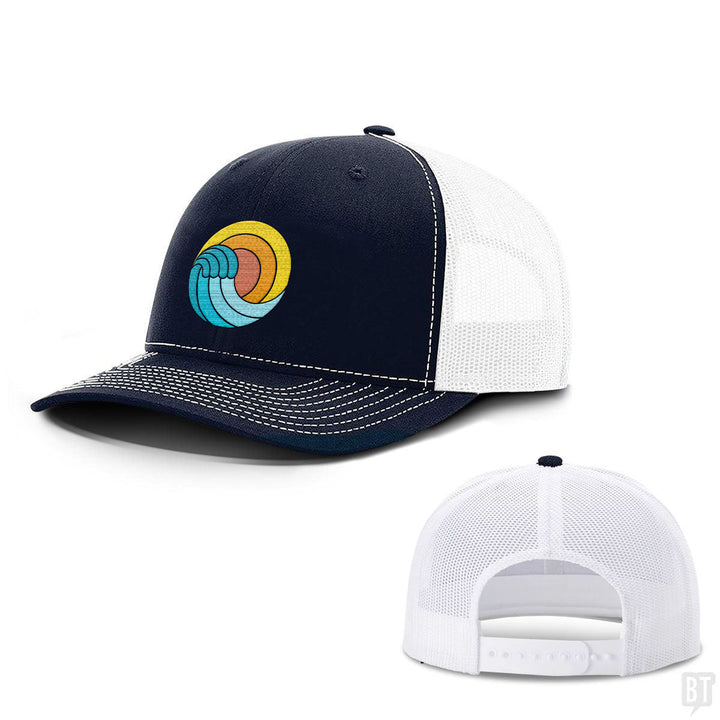 Retro Beach Wave Hats