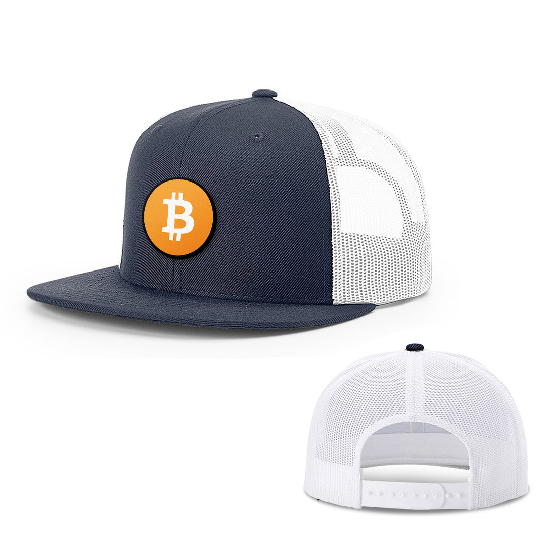 Bitcoin Logo Patch Hats
