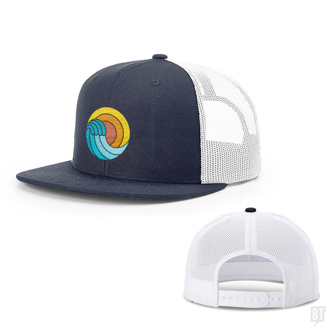 Retro Beach Wave Hats