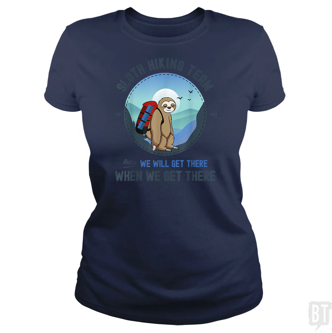 Funny Sloth Hiking Team