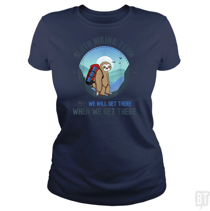 Funny Sloth Hiking Team