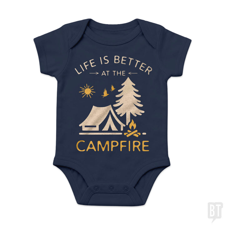 Life Is Better At The Campfire Baby One-Piece