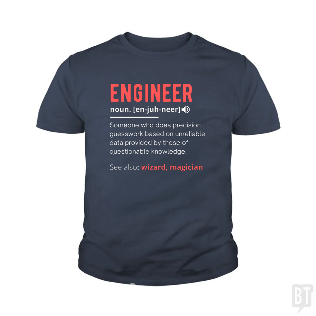 Engineer Definition Kids Shirt