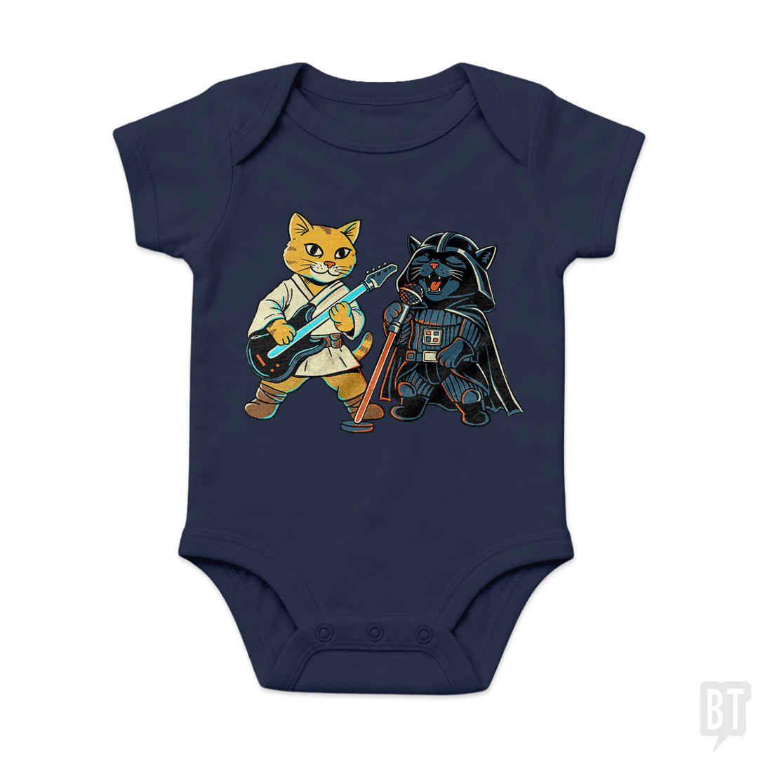 Star Meow Baby One-Piece