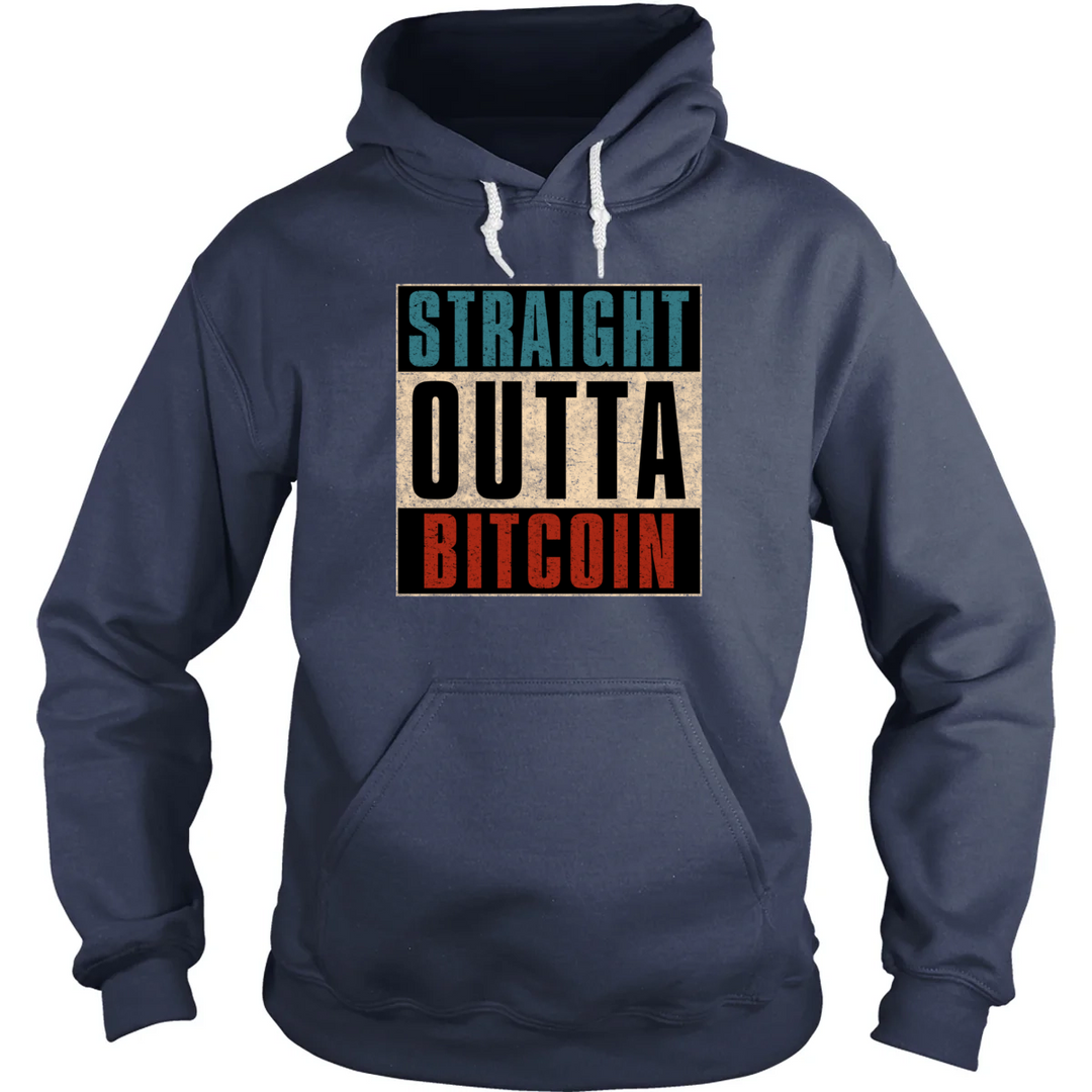 Straight Outta Bitcoin hoodie